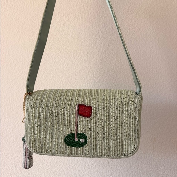 Beaded Golf Cart Design Bag - Picture 3 of 4